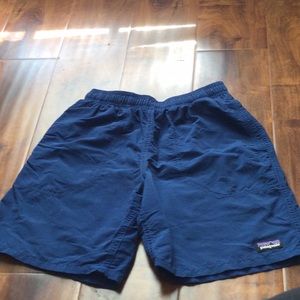 Patagonia Navy swim trunks with pockets Size M